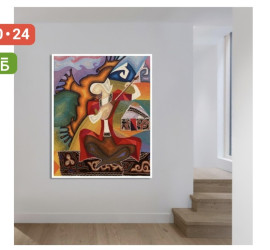 Әсем әуен 120×40 см