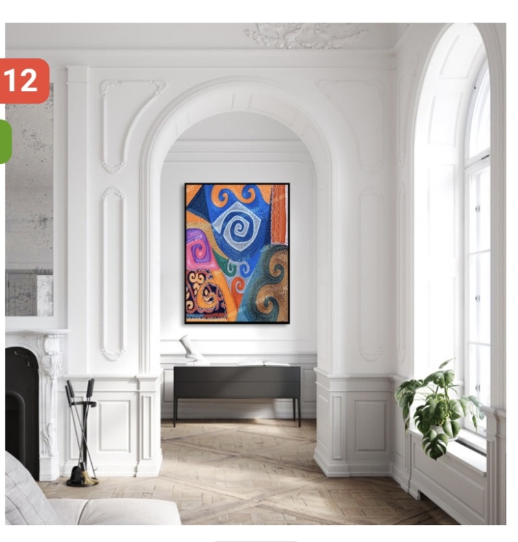 Бақыт гүлі 80×80 см