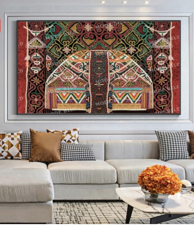 Қазақ үй  120×80 см
